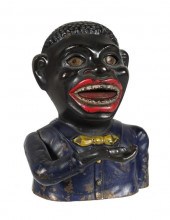 BLACK AMERICANA CAST IRON JOLL