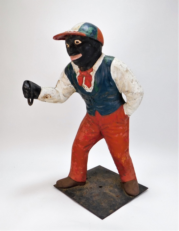 BLACK AMERICANA CAST IRON LAWN