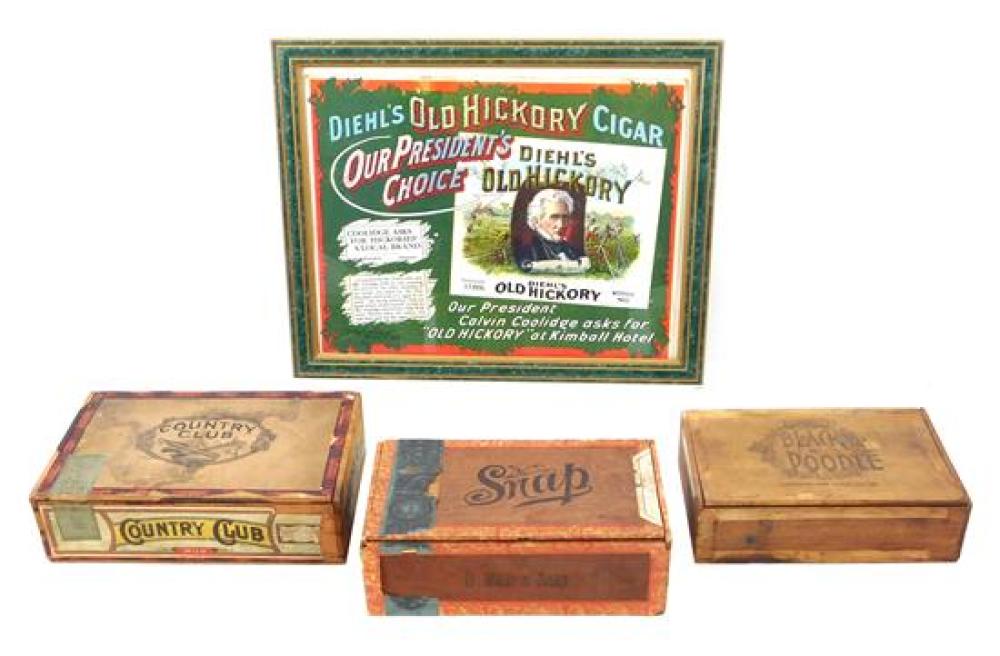 BLACK AMERICANA: CIGAR MEMORABILIA,