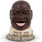 BLACK AMERICANA COIN BANKDESCR