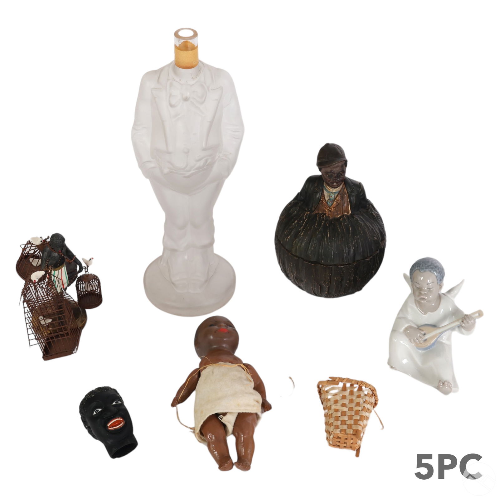 BLACK AMERICANA DECANTER &