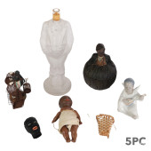 BLACK AMERICANA DECANTER & FIG