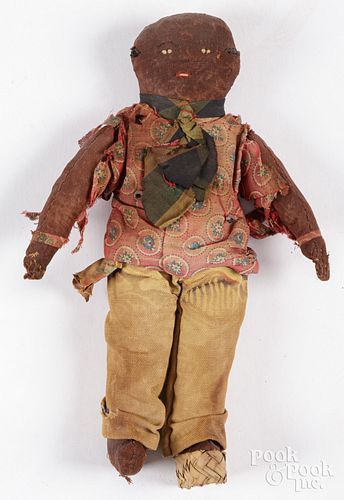 BLACK AMERICANA FABRIC DOLL,