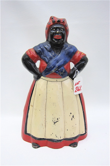 BLACK AMERICANA FIGURAL CAST IRON