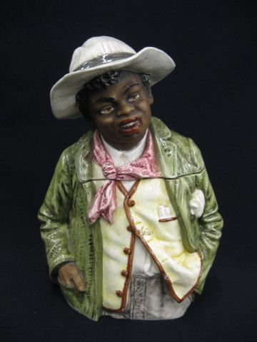Black Americana Figural Majolica