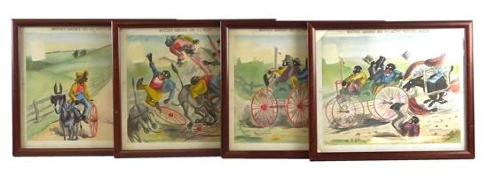 BLACK AMERICANA: FOUR FRAMED