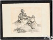 BLACK AMERICANA GRAPHITE DRAWI