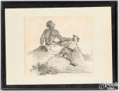 BLACK AMERICANA GRAPHITE DRAWI
