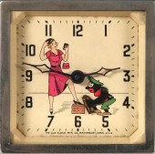 BLACK AMERICANA LUX DESK CLOCK