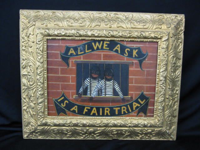 Black Americana Oil Painting
