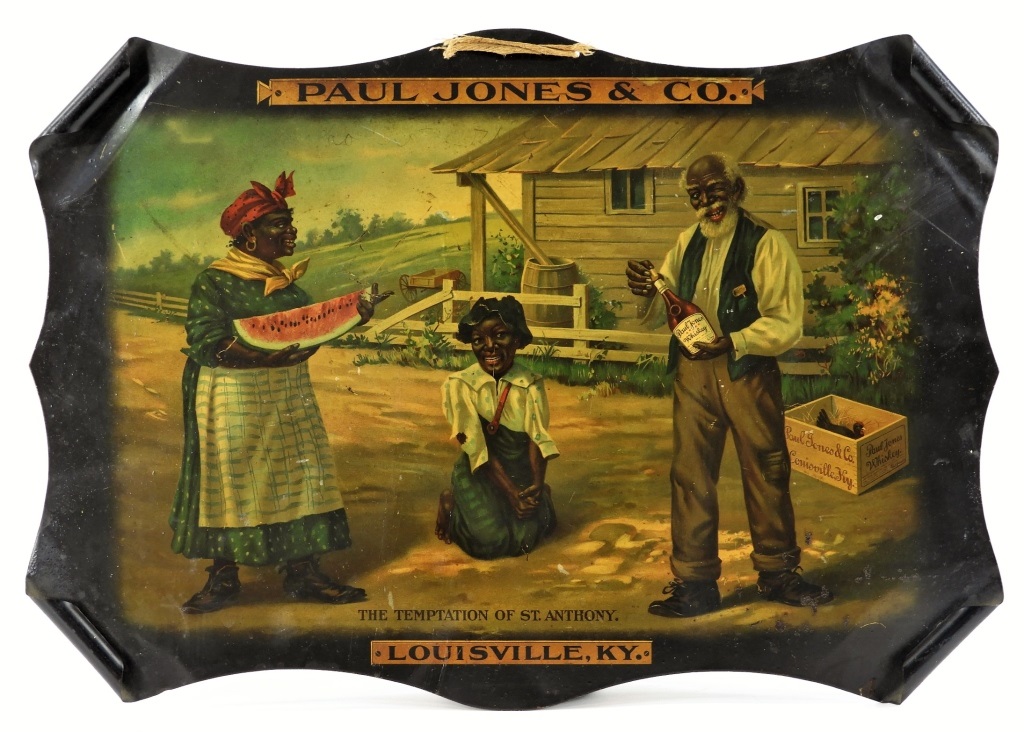 BLACK AMERICANA PAUL JONES & CO TIN