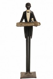 BLACK AMERICANA SMOKING STAND