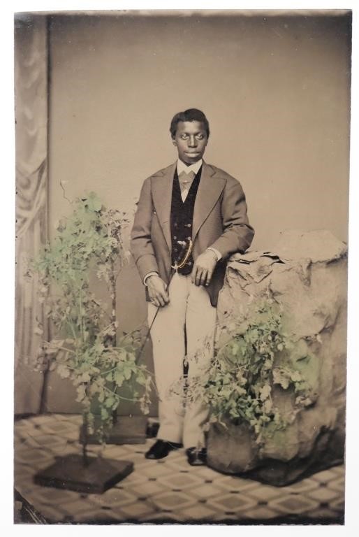 BLACK AMERICANA TINTYPE, AFRICAN