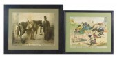 BLACK AMERICANA: TWO FRAMED AD