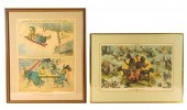 BLACK AMERICANA: TWO FRAMED NE