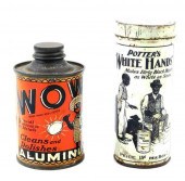 BLACK AMERICANA: TWO TIN ADVER