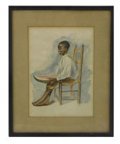 BLACK AMERICANA WATERCOLOR OF