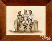 BLACK AMERICANA WATERCOLOR SCE