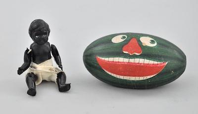 Black Americana Watermelon and Baby