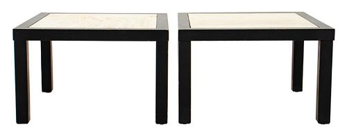 BLACK &AMP; TRAVERTINE MARBLE