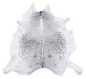 BLACK &AMP; WHITE COWHIDE RUG,