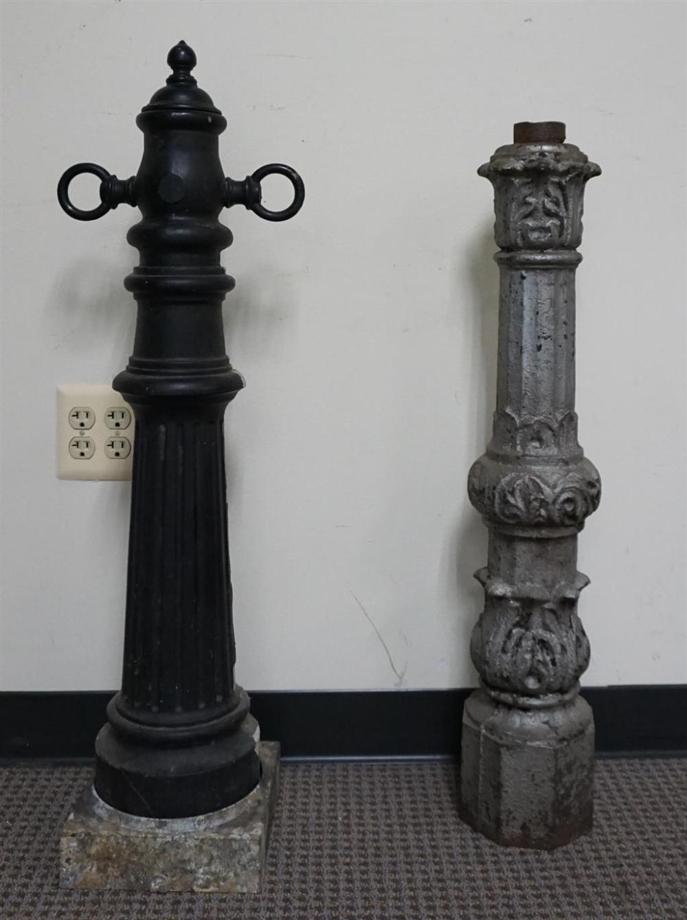 BLACK AND SILVER PAINTED METAL