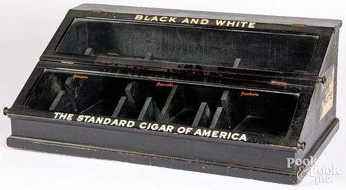 BLACK AND WHITE CIGAR COUNTERTOP