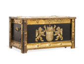 BLACK & BRASS HERALDIC MOTIF K
