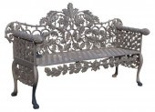 BLACK CAST IRON OAK & PINECONE