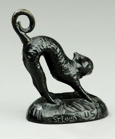 BLACK CAT PAPER WEIGHT St. Louis