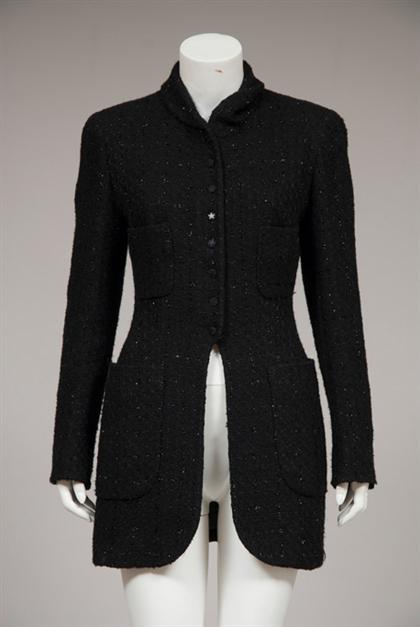 Black Chanel boucle blazer   