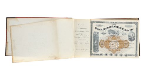 BLACK DIAMOND MINING CO. STOCK