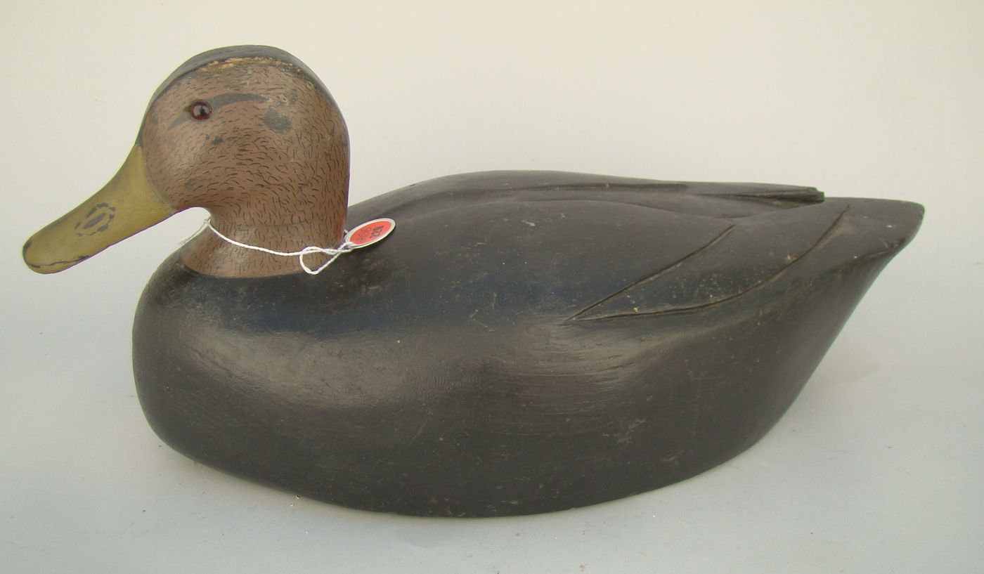 BLACK DUCK DECOYFrom New Jersey.