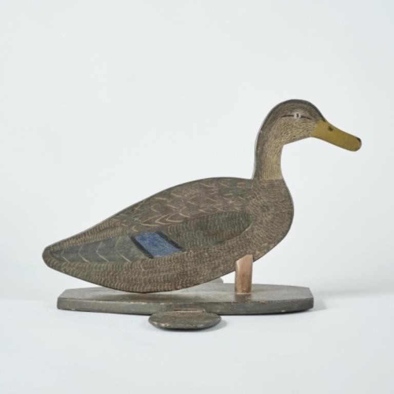 BLACK DUCK SILHOUETTEIn excellent