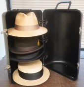BLACK FIBERGLASS HAT CARRIER A