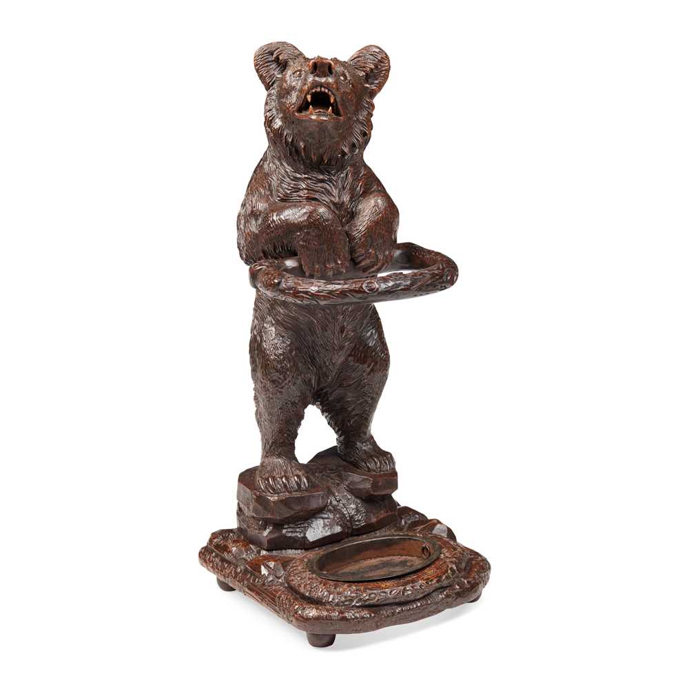 BLACK FOREST BEAR STICK STAND