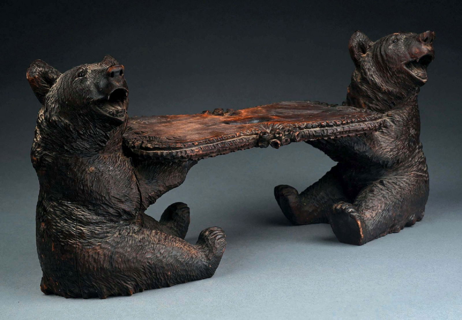 BLACK FOREST CARVED BEAR