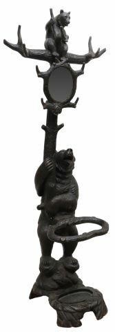 BLACK FOREST CARVED BEARS