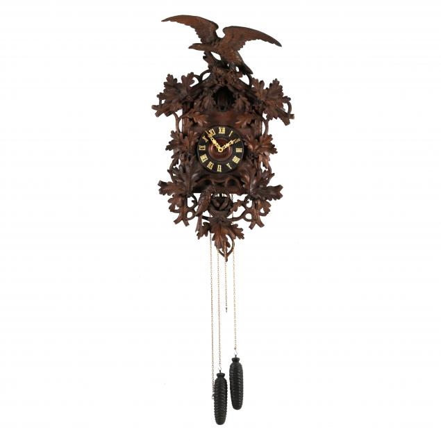 BLACK FOREST CARVED BIRD OF PREY