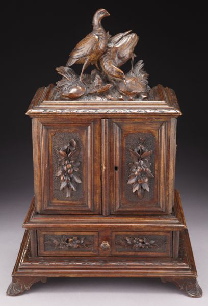 Black Forest carved box the