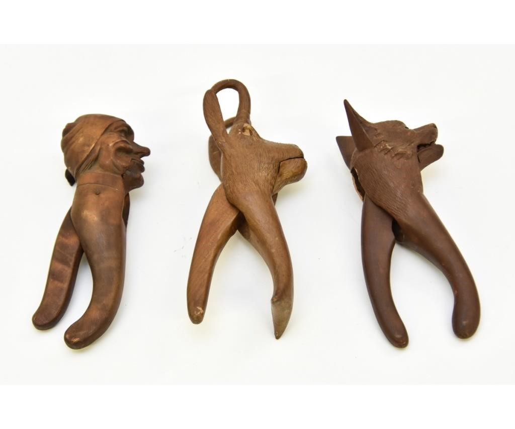 Black Forest carved gnome nut