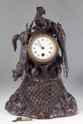 Black Forest Carved Mantel Clo