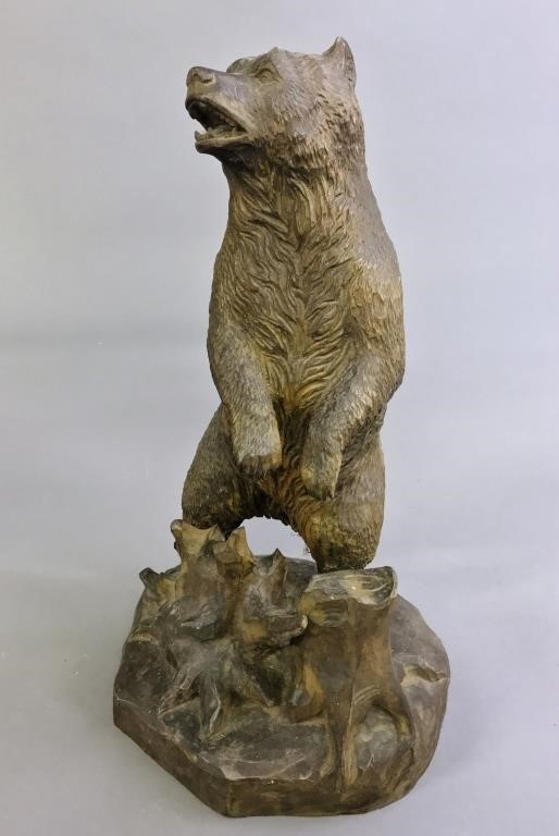 Black Forest carved standing