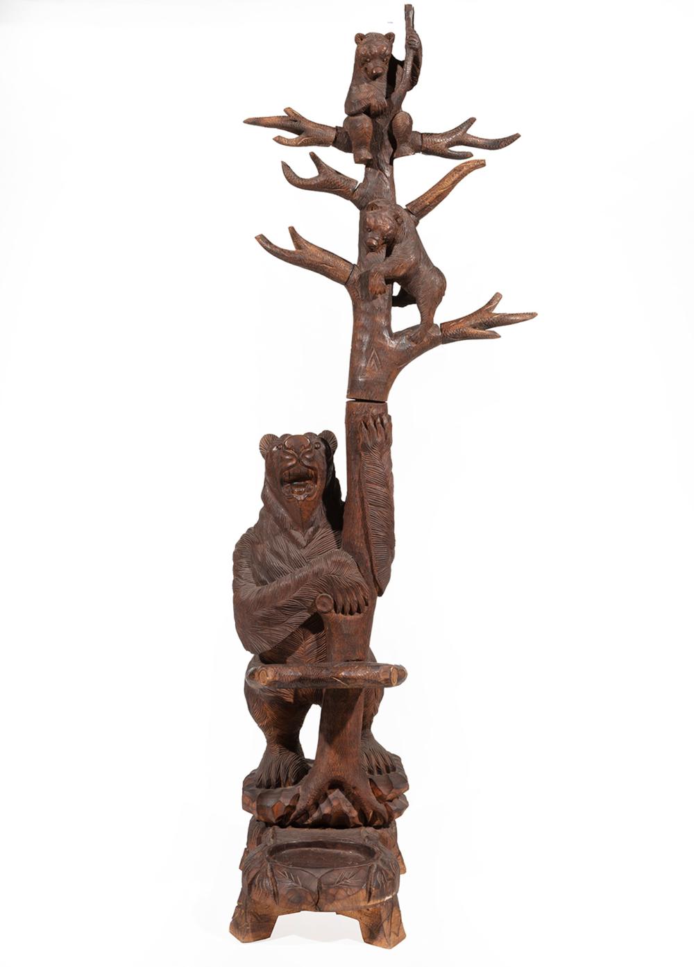 BLACK FOREST CARVED WALNUT