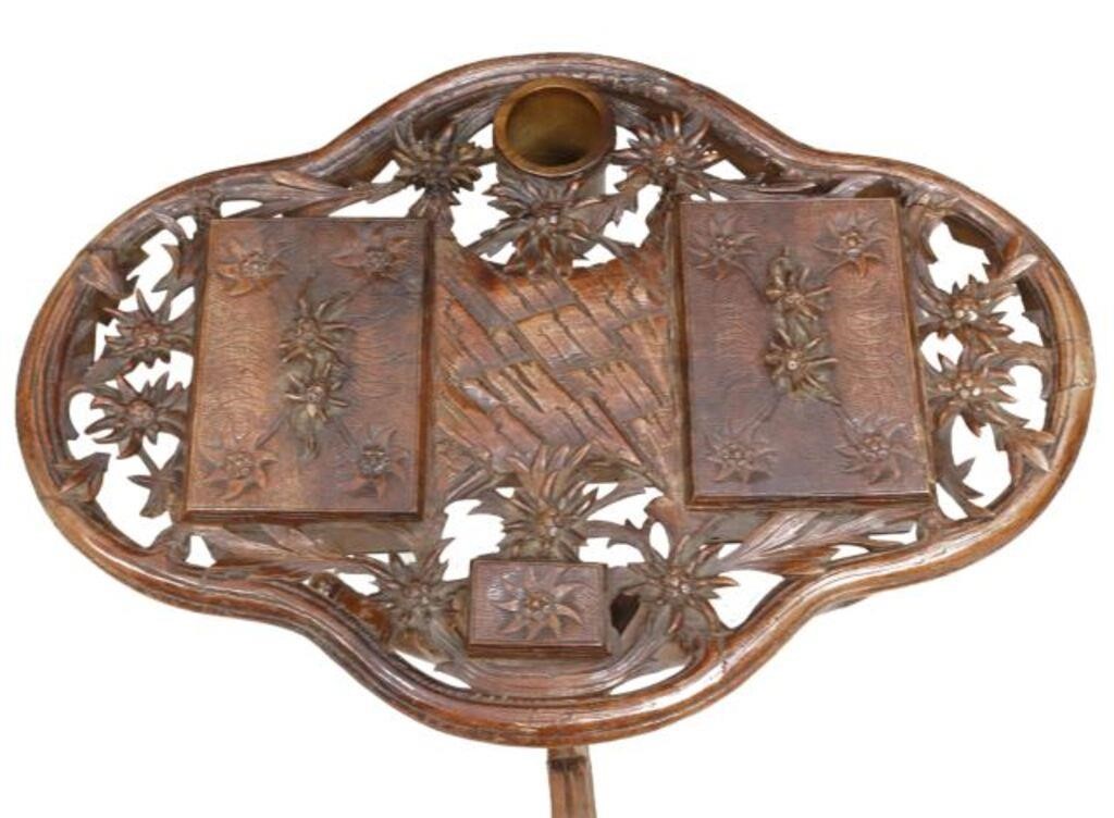 BLACK FOREST CARVED WALNUT
