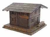 BLACK FOREST CARVED WOOD COTTA