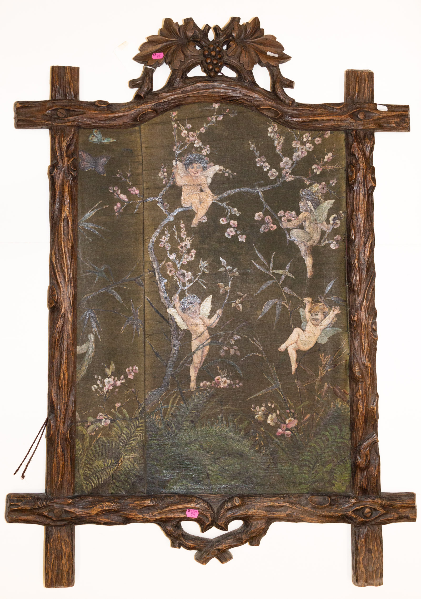 BLACK FOREST CARVED WOOD FRAME