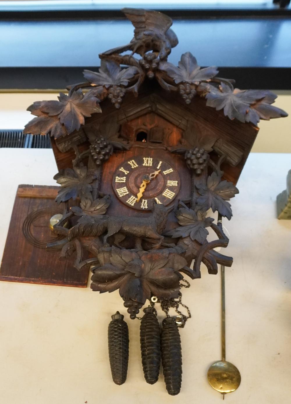 BLACK FOREST CARVED WOOD MECHANICAL