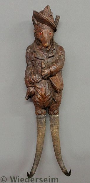 Black Forest coat hook late 19th c.