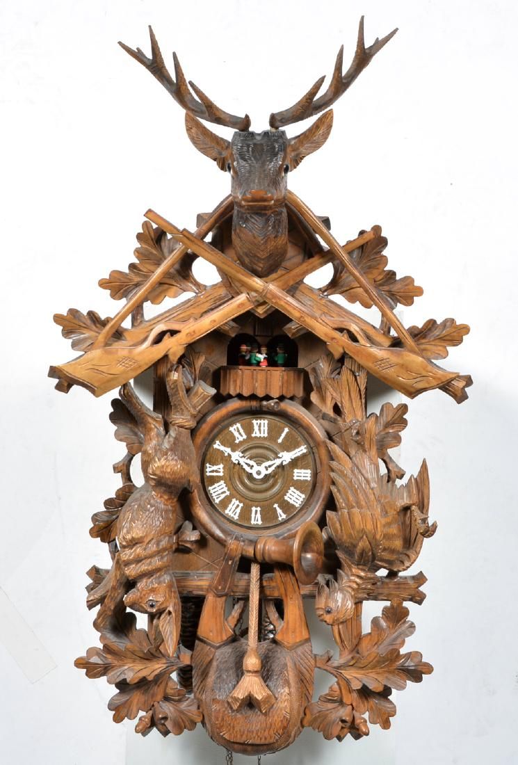 BLACK FOREST CUCKOO CLOCK, CAROUSEL